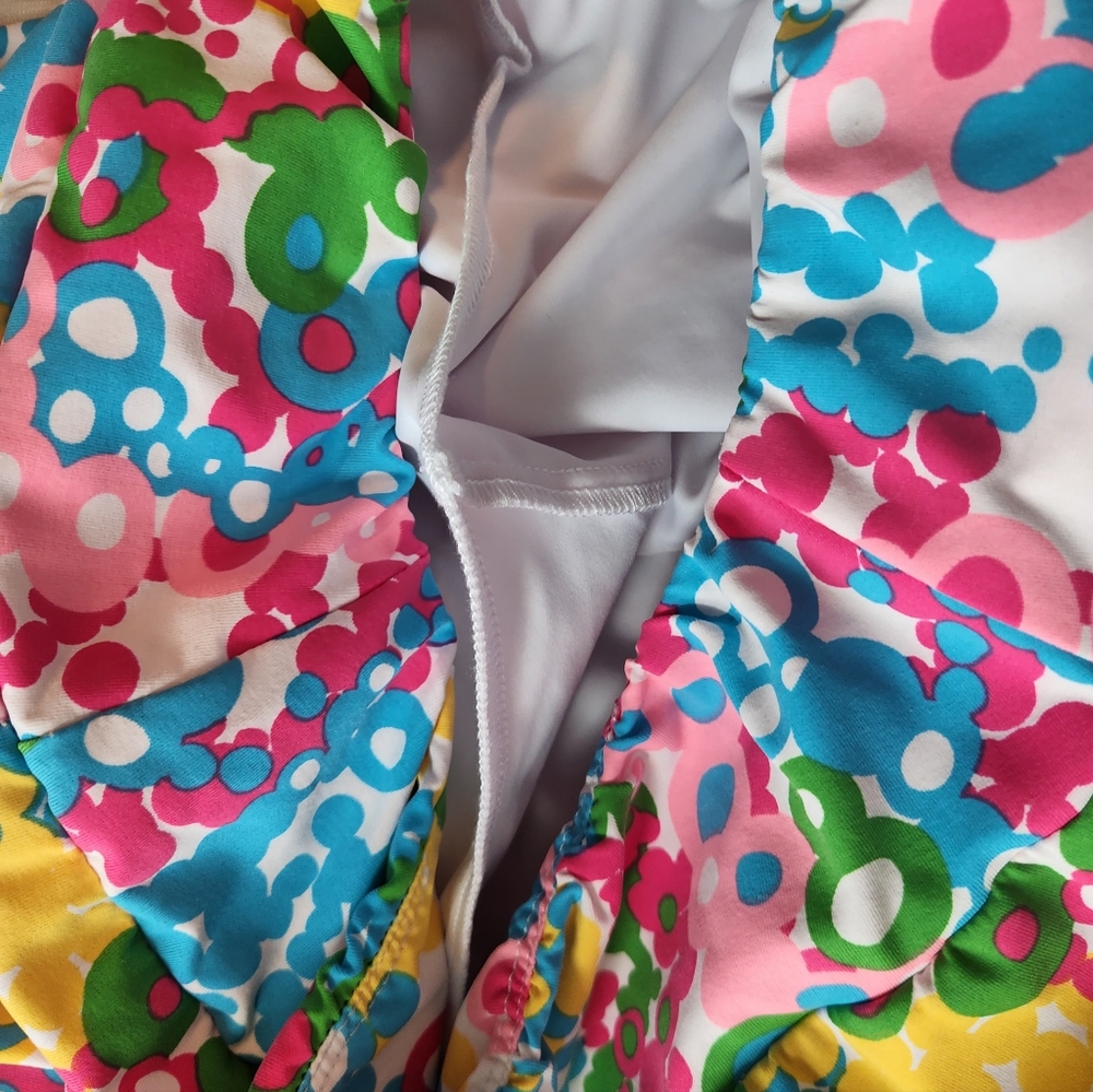 Colorful Floral Women's Skirt - Picture 3 of 7